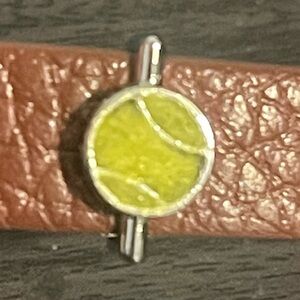 Fuzzy Tennis Ball Charm- it is fuzzy!